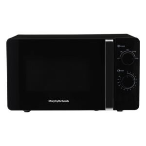 Morphy Richards 20 Litres Solo Microwave Oven| 6 Power Levels| Timer Function|Defrost| Overheat Protection with Auto Shut Off| 2 Year Product Warranty | Black