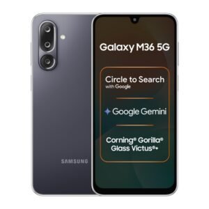Samsung Galaxy M36 5G (Velvet Black, 8 GB RAM, 256 GB Storage)| Circle to Search| Google Gemini| Corning Gorilla Glass Victus+| 7.7mm Slim| AI Enhanced 50 MP OIS Triple Camera| Unmatched Nightography