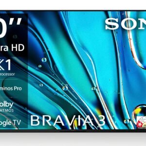Sony BRAVIA 3 Series 126 cm (50 inches) 4K Ultra HD AI Smart LED Google TV K-50S30 (Black)