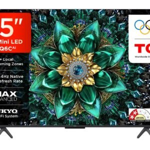 TCL 139 cm (55 inches) 4K UHD Smart QD-Mini LED Google TV 55Q6C